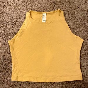 American Apparel Tan Croptop Size S